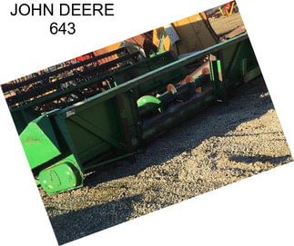 JOHN DEERE 643