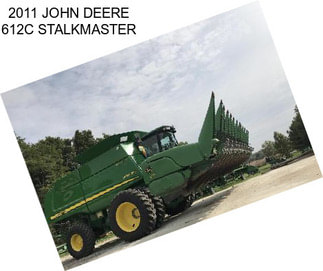 2011 JOHN DEERE 612C STALKMASTER