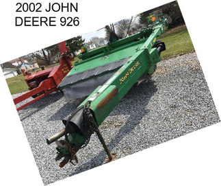 2002 JOHN DEERE 926