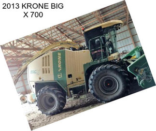 2013 KRONE BIG X 700