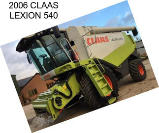 2006 CLAAS LEXION 540