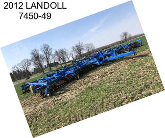 2012 LANDOLL 7450-49