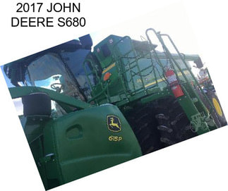 2017 JOHN DEERE S680