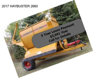 2017 HAYBUSTER 2660