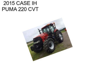 2015 CASE IH PUMA 220 CVT