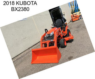 2018 KUBOTA BX2380