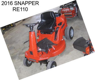 2016 SNAPPER RE110