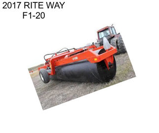 2017 RITE WAY F1-20