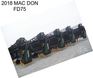 2018 MAC DON FD75