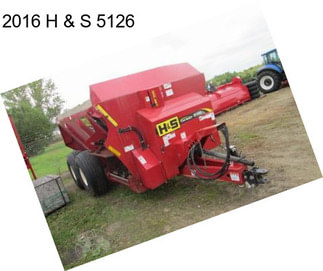 2016 H & S 5126