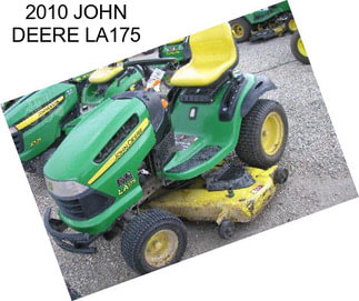 2010 JOHN DEERE LA175