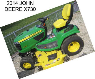 2014 JOHN DEERE X730