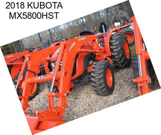 2018 KUBOTA MX5800HST