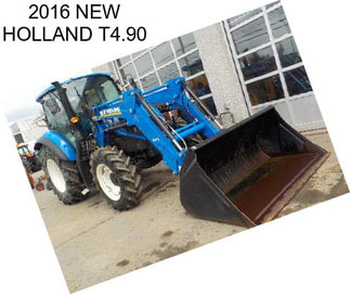 2016 NEW HOLLAND T4.90