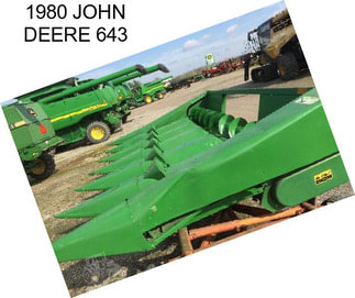 1980 JOHN DEERE 643