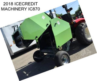 2018 ICECREDIT MACHINERY IC870