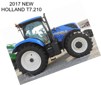 2017 NEW HOLLAND T7.210