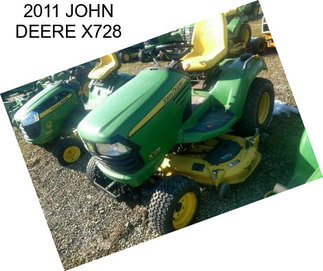 2011 JOHN DEERE X728