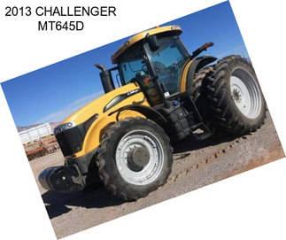 2013 CHALLENGER MT645D