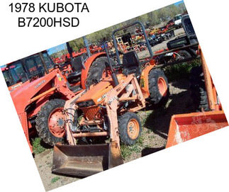 1978 KUBOTA B7200HSD