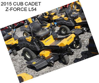 2015 CUB CADET Z-FORCE L54