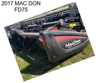 2017 MAC DON FD75