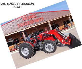 2017 MASSEY-FERGUSON 2607H