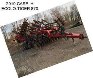 2010 CASE IH ECOLO-TIGER 870