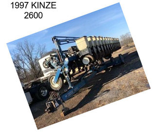 1997 KINZE 2600