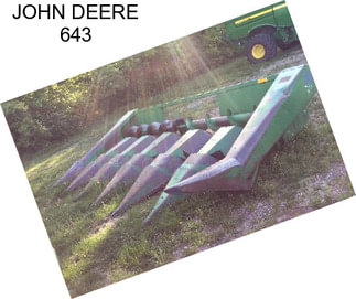 JOHN DEERE 643