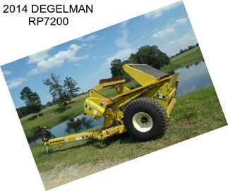 2014 DEGELMAN RP7200