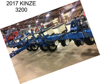 2017 KINZE 3200