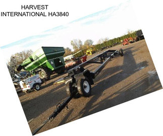 HARVEST INTERNATIONAL HA3840