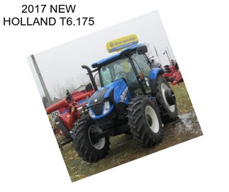 2017 NEW HOLLAND T6.175