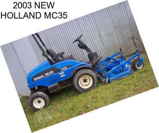 2003 NEW HOLLAND MC35