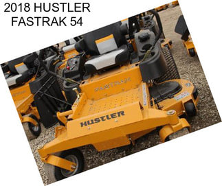 2018 HUSTLER FASTRAK 54