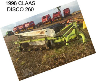 1998 CLAAS DISCO 260