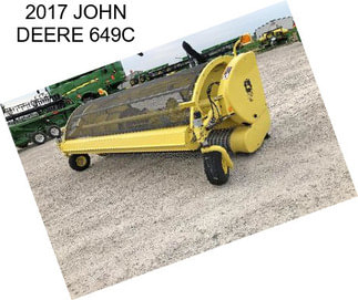 2017 JOHN DEERE 649C