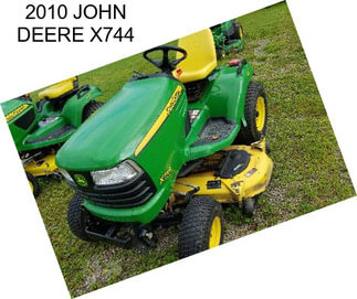 2010 JOHN DEERE X744