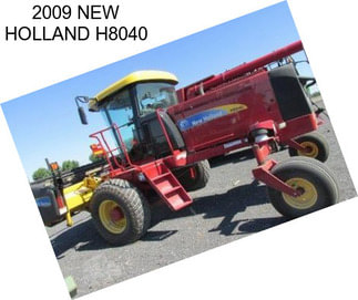 2009 NEW HOLLAND H8040