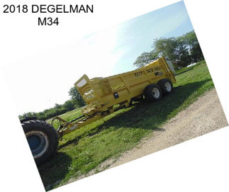 2018 DEGELMAN M34