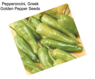 Pepperoncini, Greek Golden Pepper Seeds