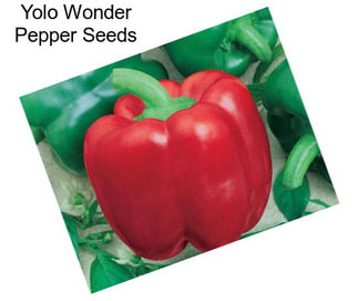 Yolo Wonder Pepper Seeds