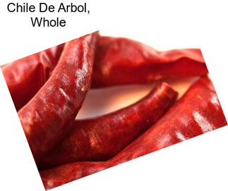 Chile De Arbol, Whole