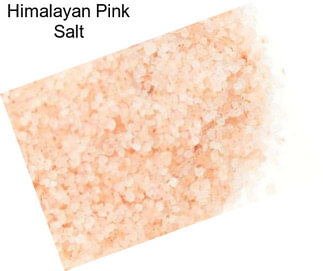 Himalayan Pink Salt