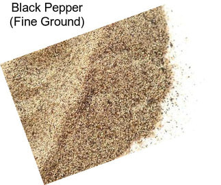 Black Pepper (Fine Ground)