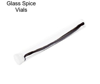 Glass Spice Vials
