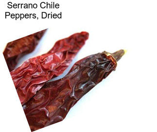Serrano Chile Peppers, Dried