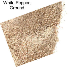 White Pepper, Ground