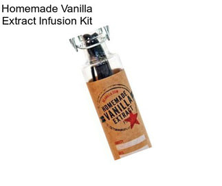 Homemade Vanilla Extract Infusion Kit